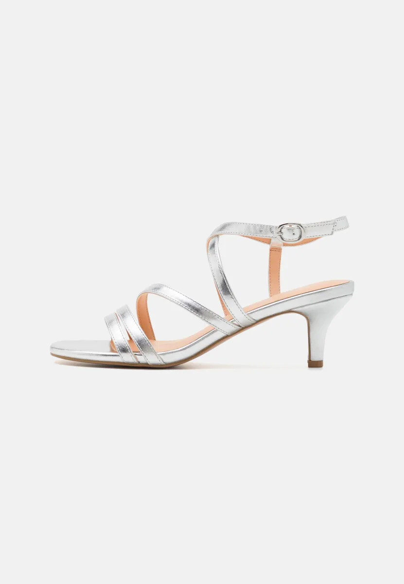 Riemensandalette - silver