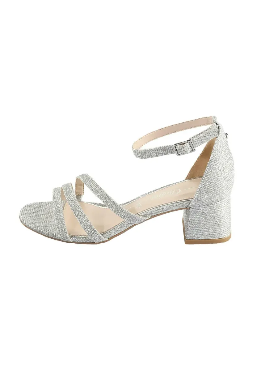 Riemensandalette - silver