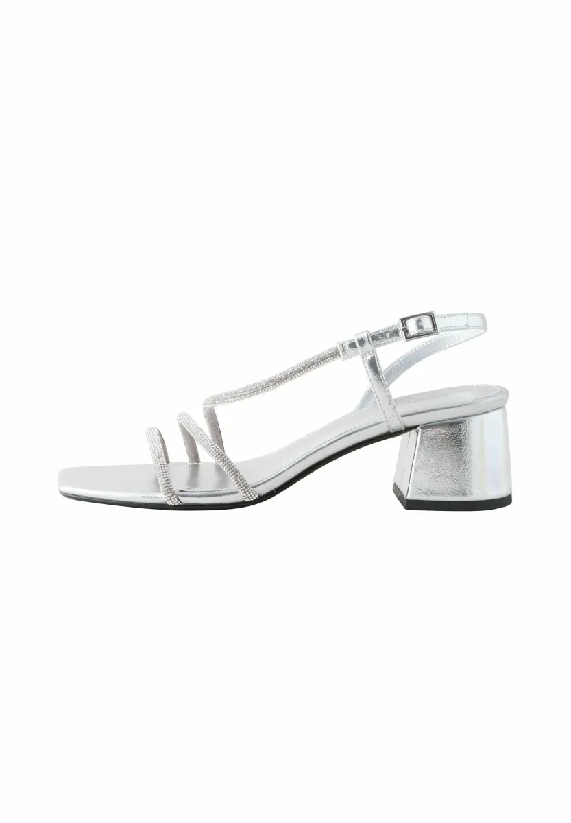 Riemensandalette - silver