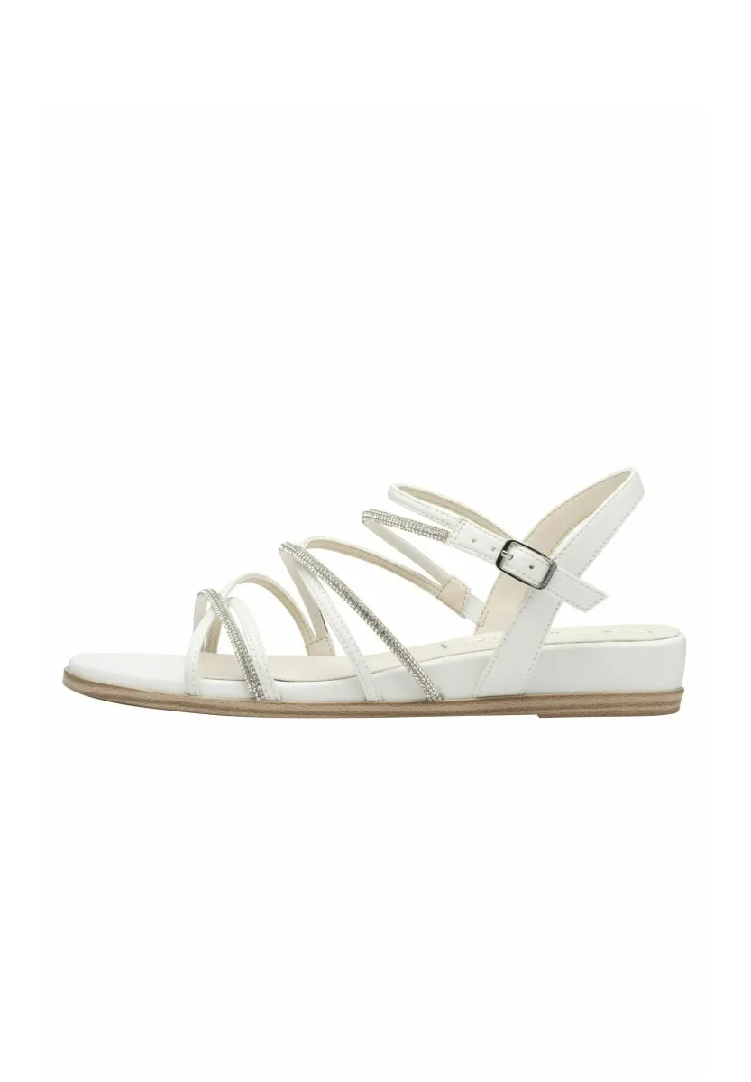 Riemensandalette - white