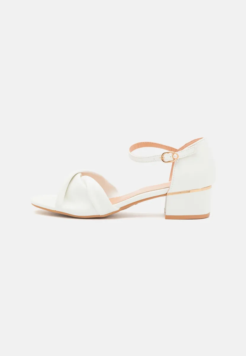 Riemensandalette - white