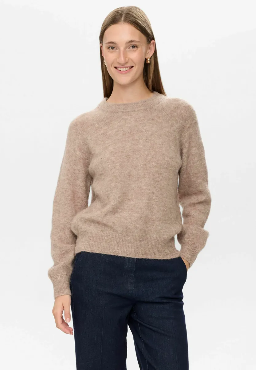 RIETTE - Strickpullover - taupe/gray