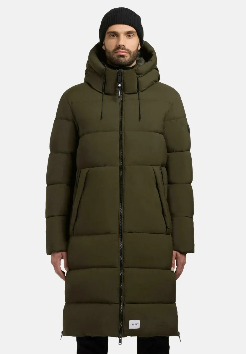 RIGO MATT - Wintermantel - earth green