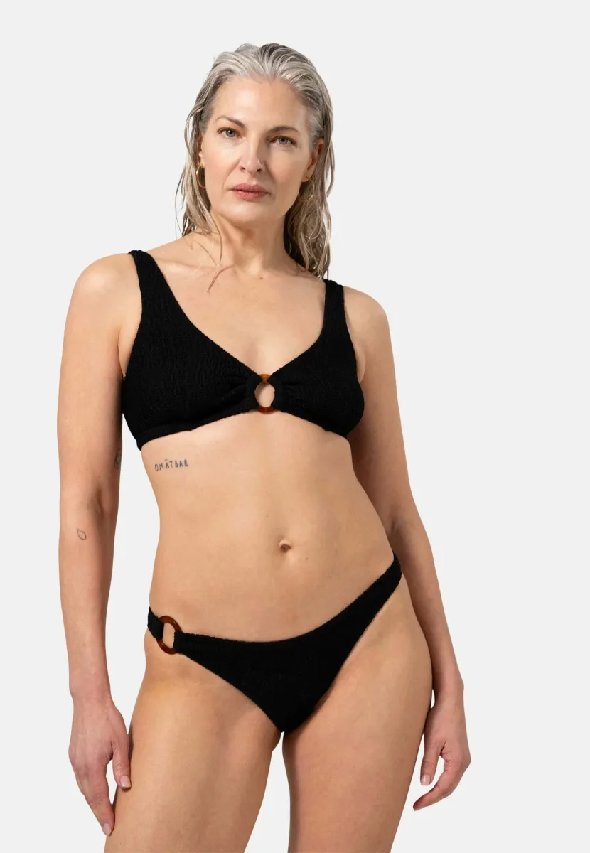 RING SCOOP - Bikini-Top - black