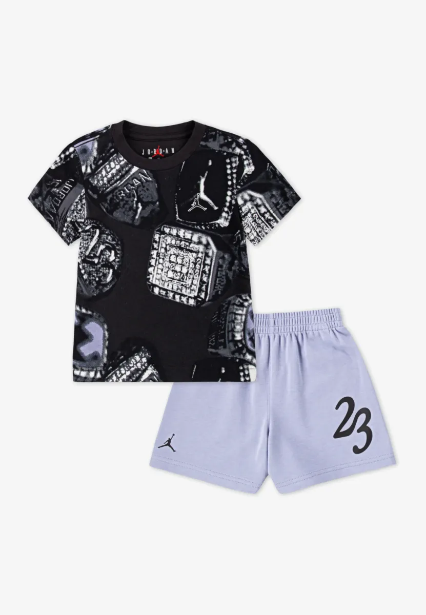 RING SHORT UNISEX SET - Shorts - indigo haze