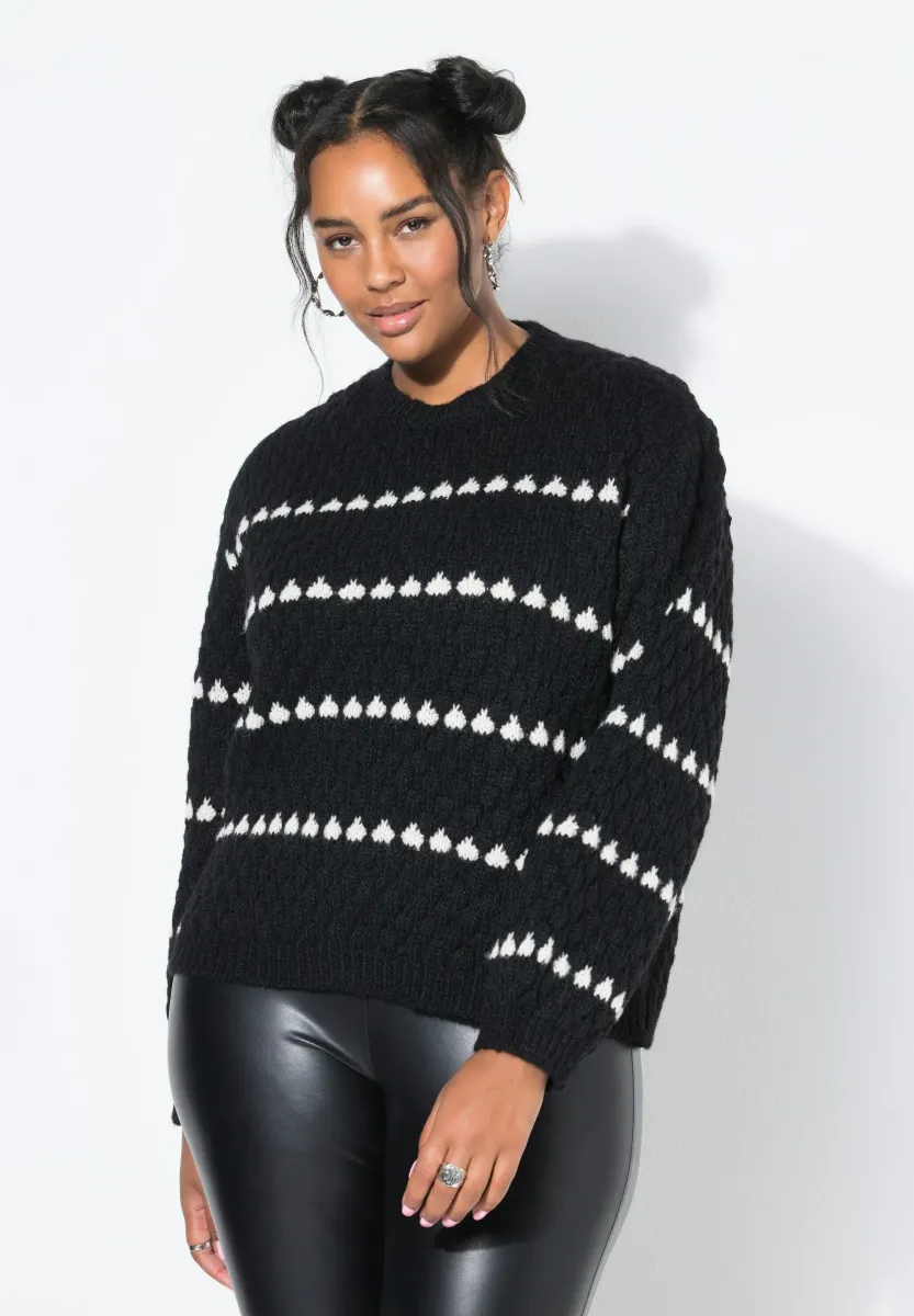 RINGEL - Strickpullover - black