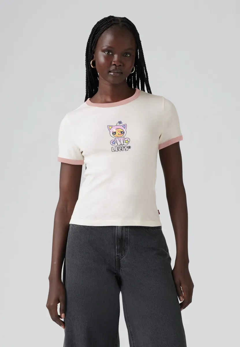 RINGER RICKIE - T-Shirt print - White