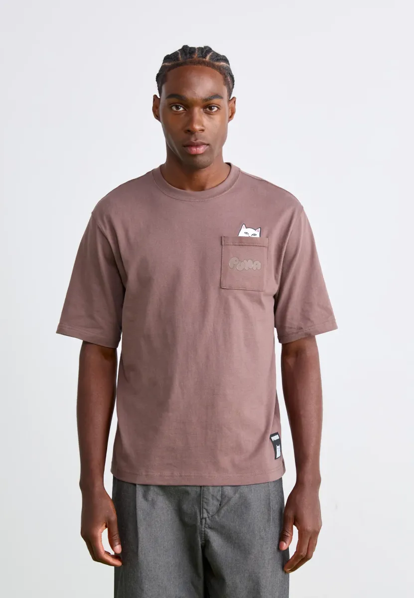 RIPNDIP RELAXED POCKET TEE - T-Shirt print - flat bronze