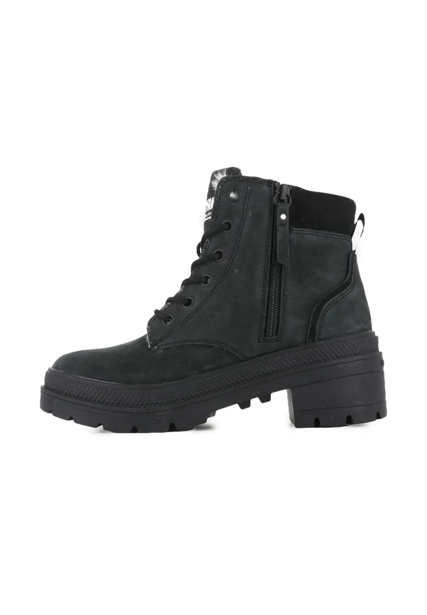 RISE - Schnürstiefelette - black