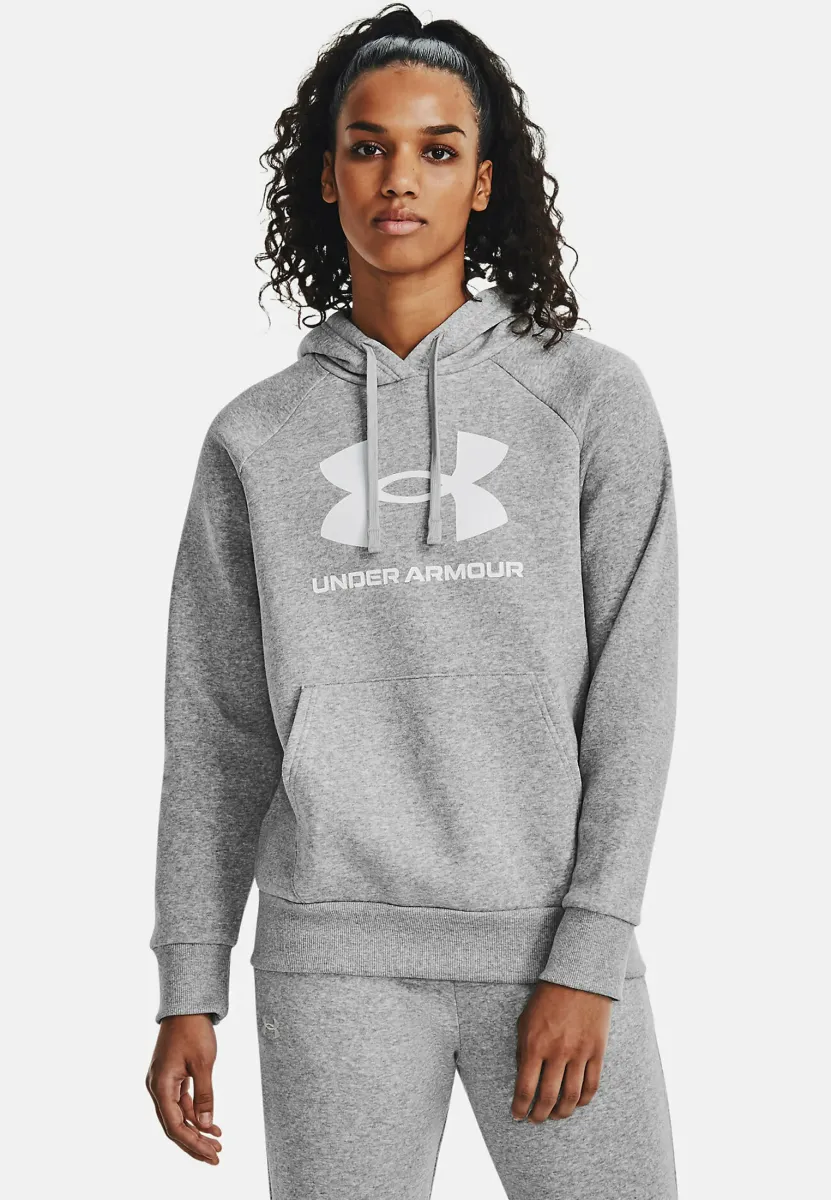 RIVAL FLEECE BIG LOGO - Kapuzenpullover - mod gray light heather