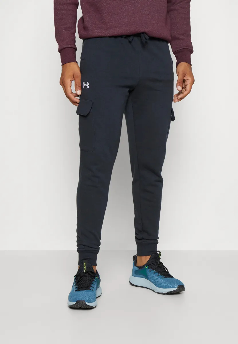 RIVAL FLEECE - Jogginghose - black/white