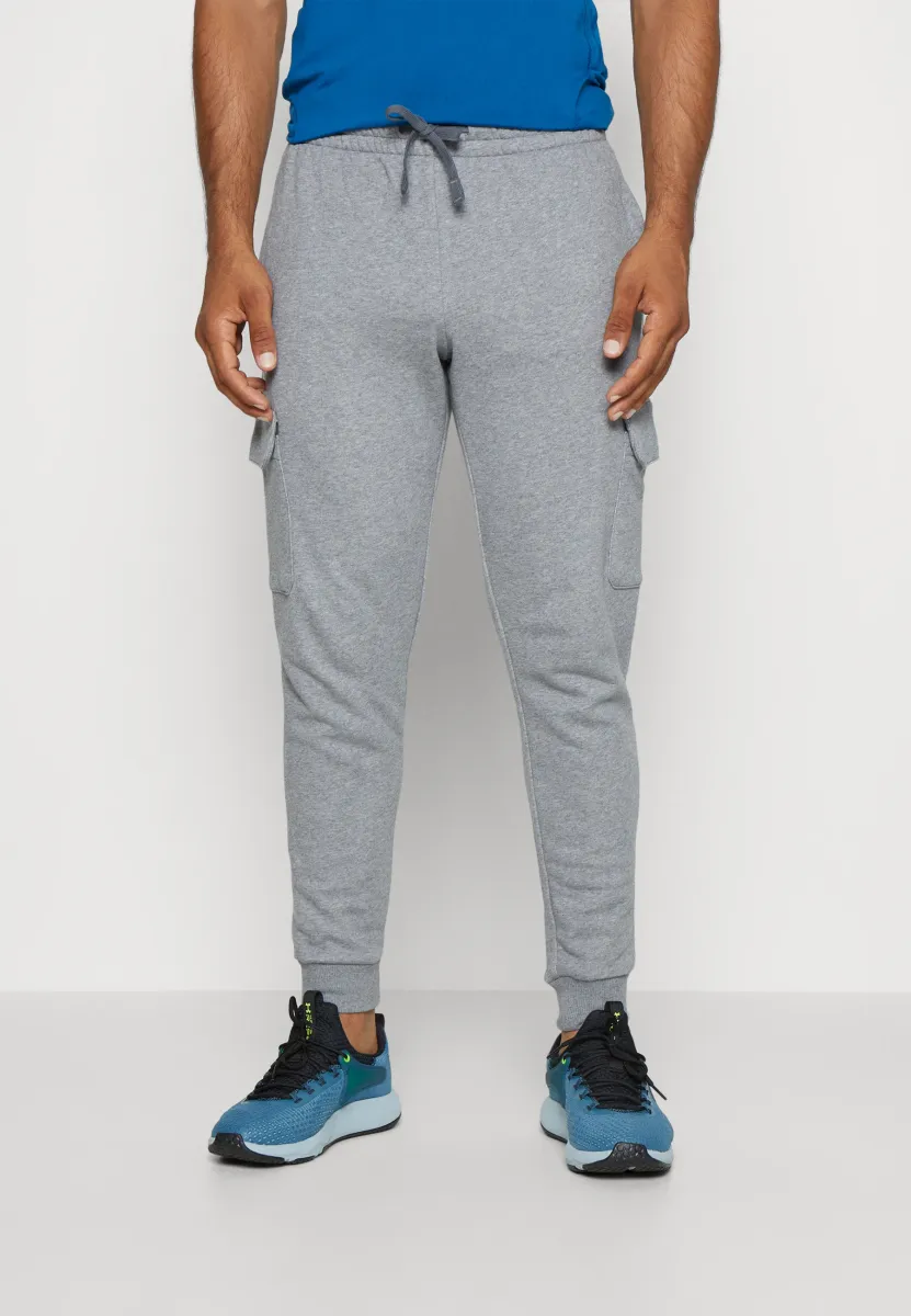 RIVAL FLEECE - Jogginghose - castlerock light heather/white