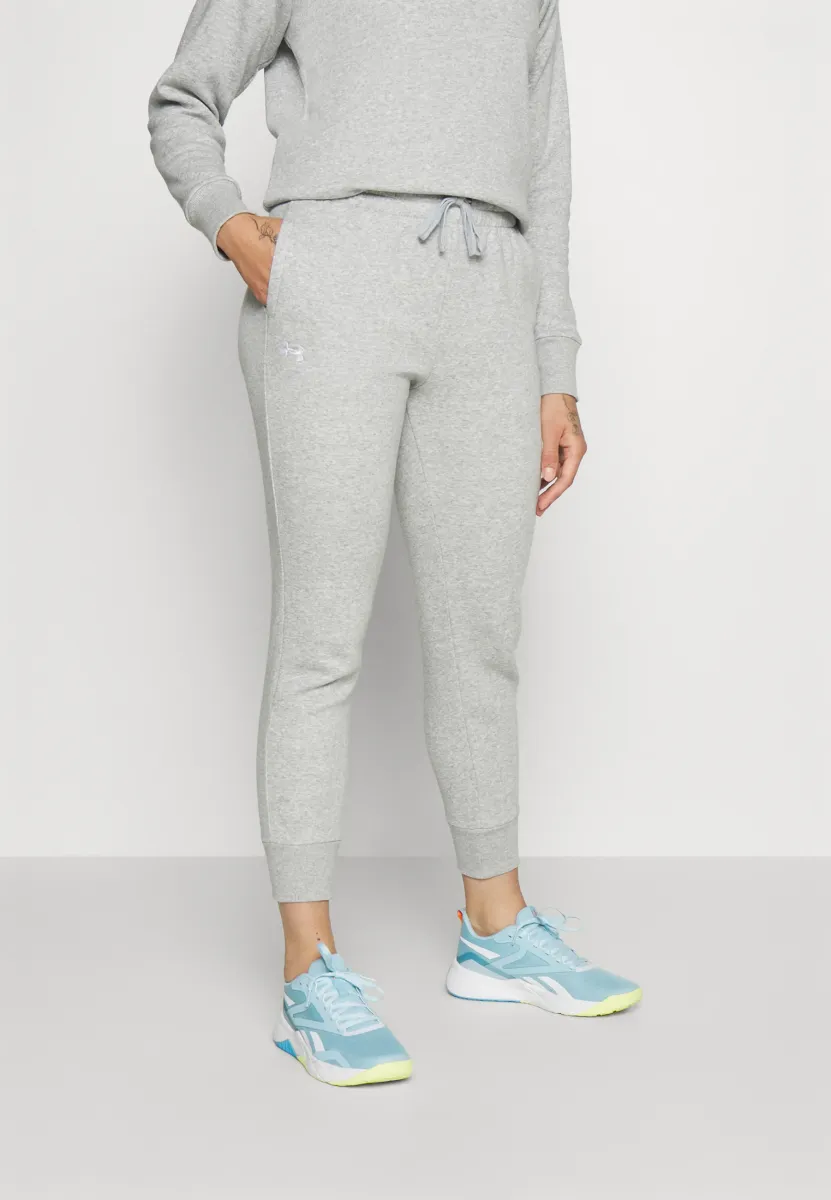 RIVAL FLEECE - Jogginghose - mod gray light heather/white