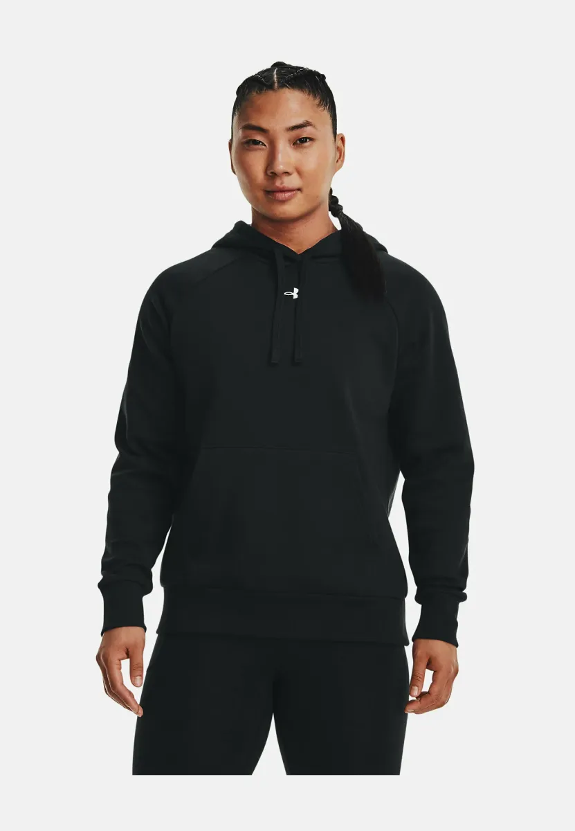 RIVAL FLEECE - Kapuzenpullover - black