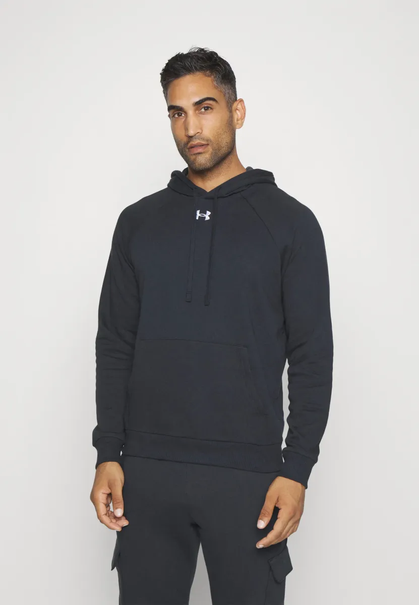 RIVAL FLEECE - Kapuzenpullover - black