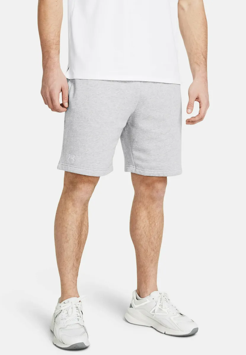 RIVAL FLEECE - Kurze Sporthose - mod gray light heather