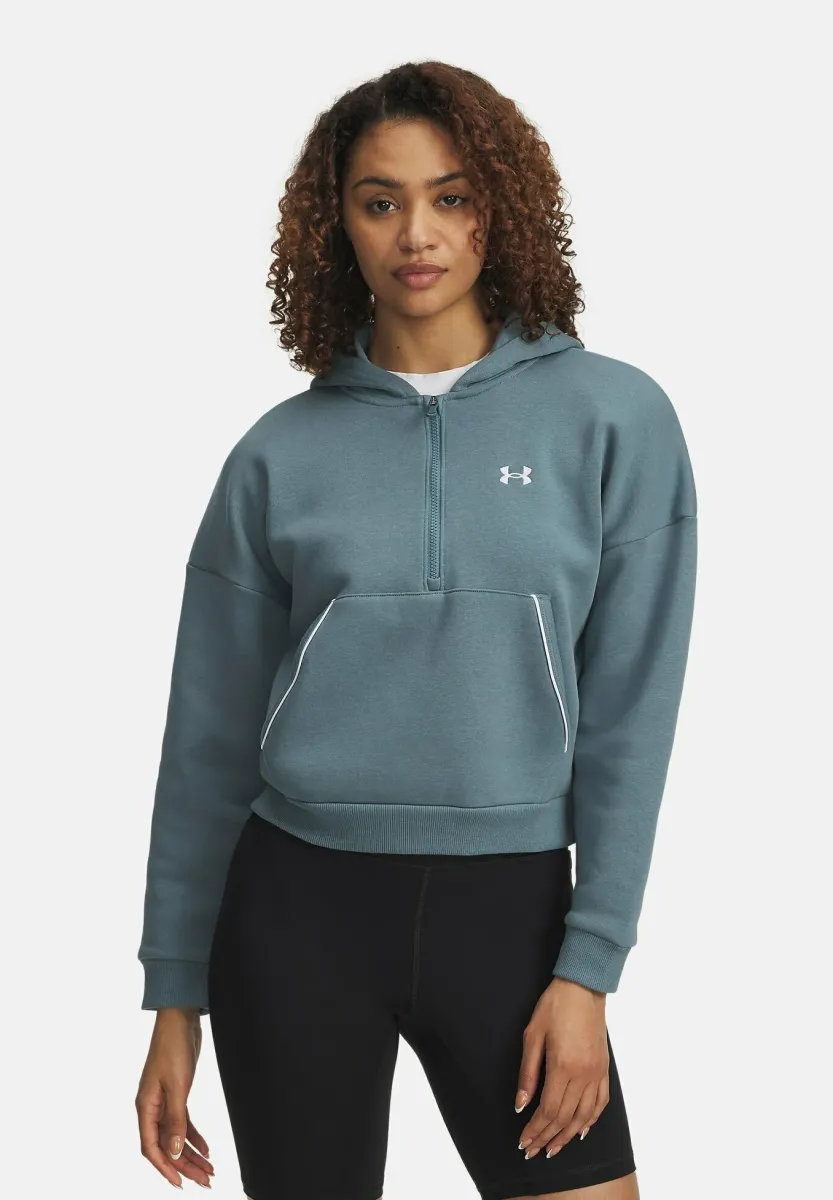 RIVAL FLEECE PIPED - Kapuzenpullover - jasper blue