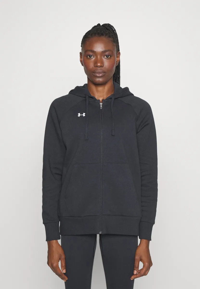 RIVAL FLEECE - Sweatjacke - black/white