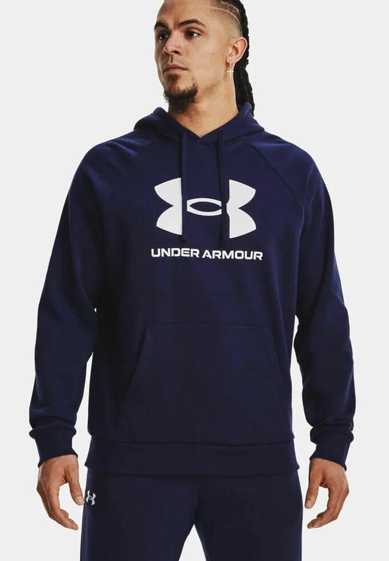 RIVAL LOGO - Kapuzenpullover - midnight navy pitch gray