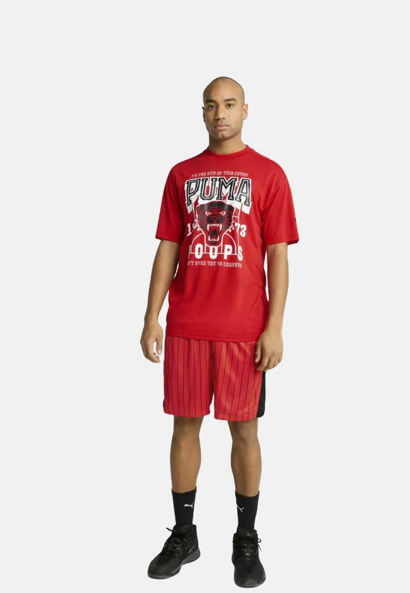RIVAL RAGE BASKETBALL - T-Shirt print - for all time red