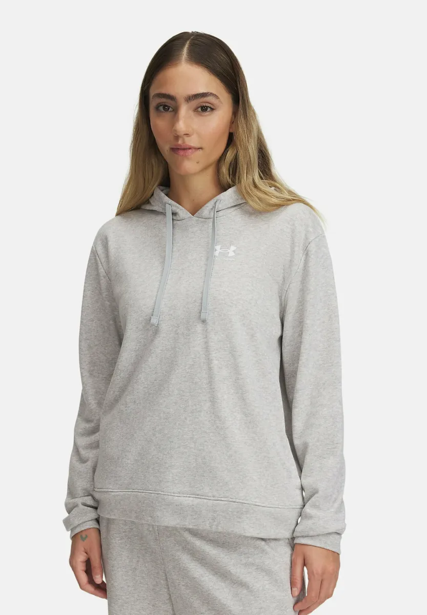 RIVAL TERRY - Kapuzenpullover - mod gray light heather