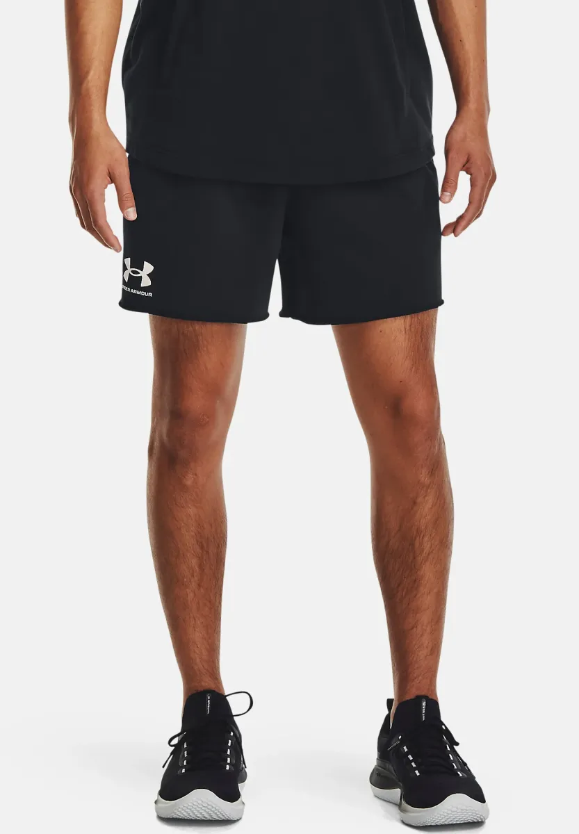 RIVAL TERRY - Kurze Sporthose - black   onyx white