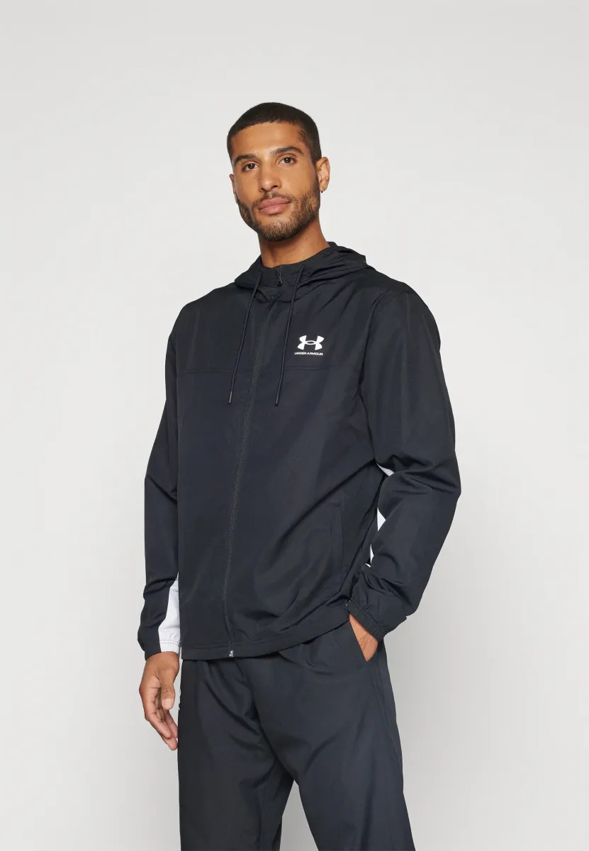 RIVAL WOVEN - Windbreaker - black/white