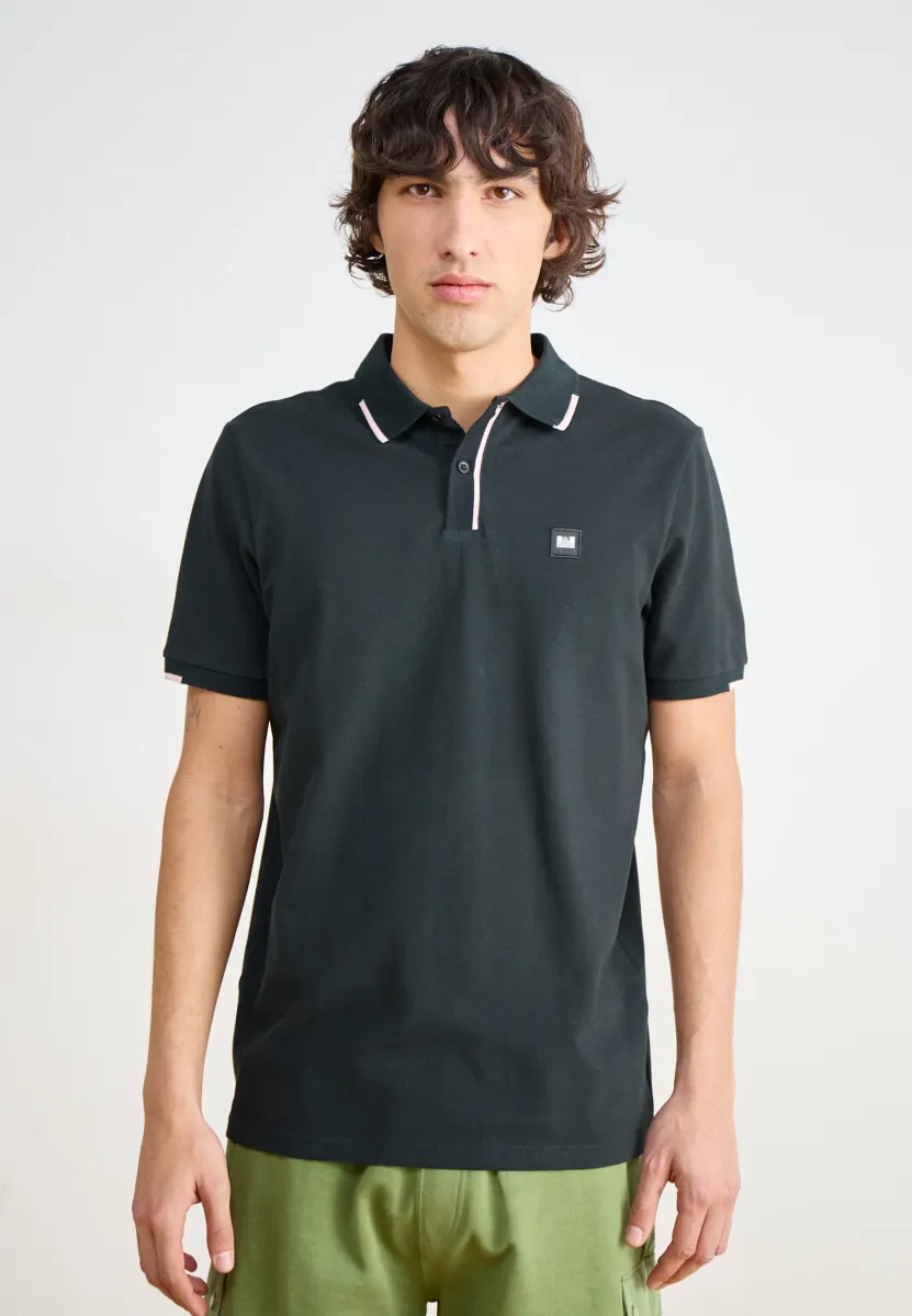 RIVAS - Poloshirt - black/pale blush
