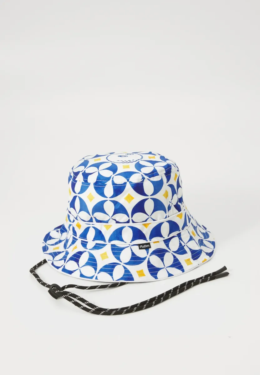 RIVIERA BUCKET HAT - Hut - white/blue/gold-coloured