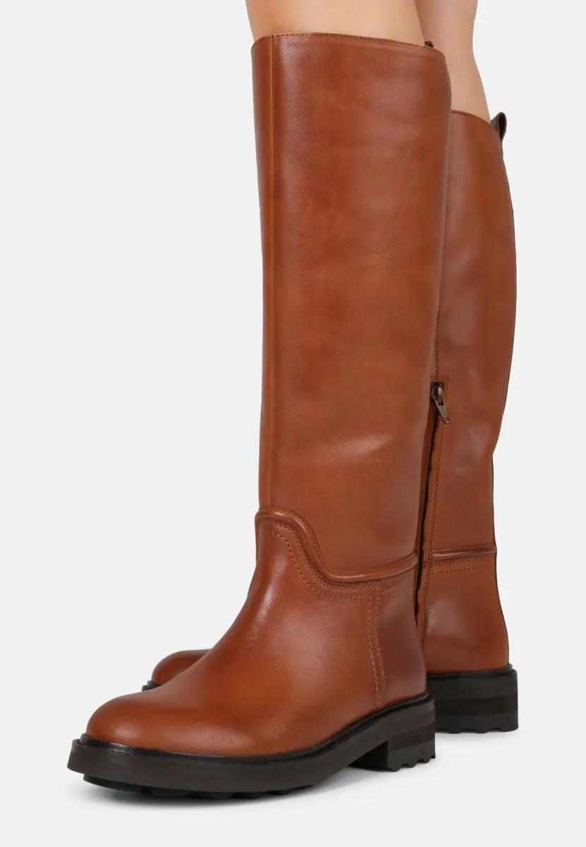 RO-WAN - Stiefel - chestnut