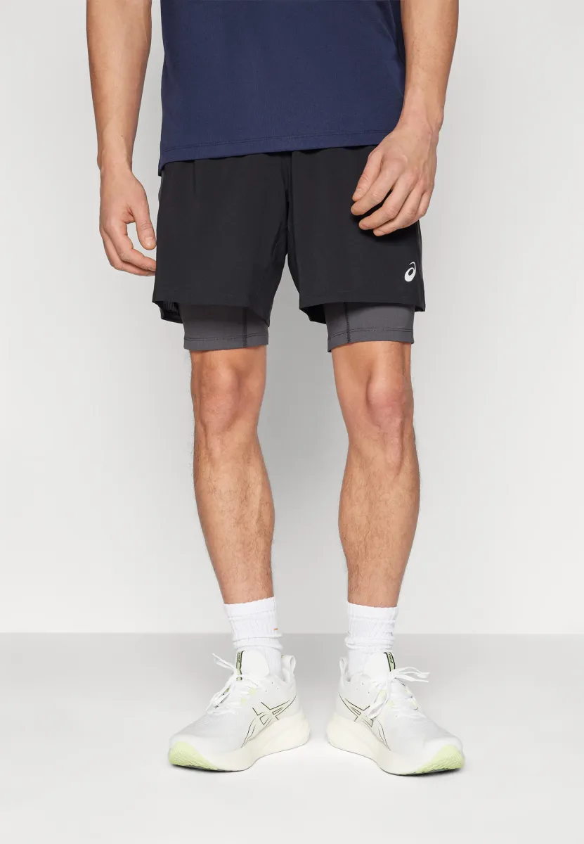 ROAD SHORT - 2-in-1 Shorts - performance black/graphite grey