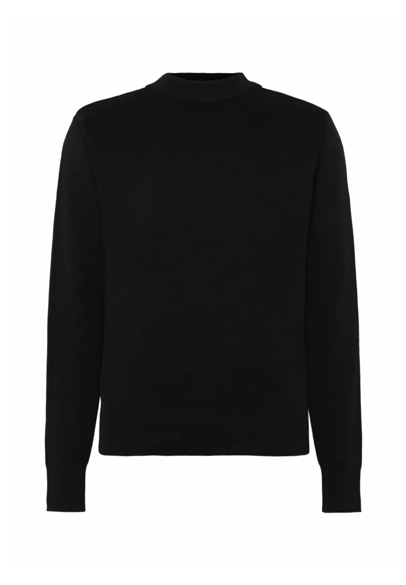 ROB - Strickpullover - black