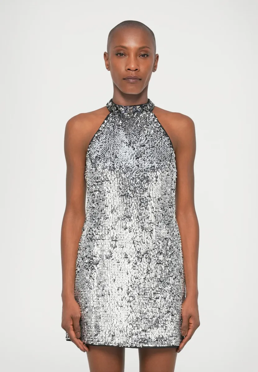 ROBE - Cocktailkleid/festliches Kleid - silver-coloured