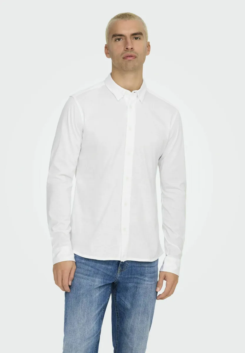 ROBIN STRETCH NOOS  - Businesshemd - bright white
