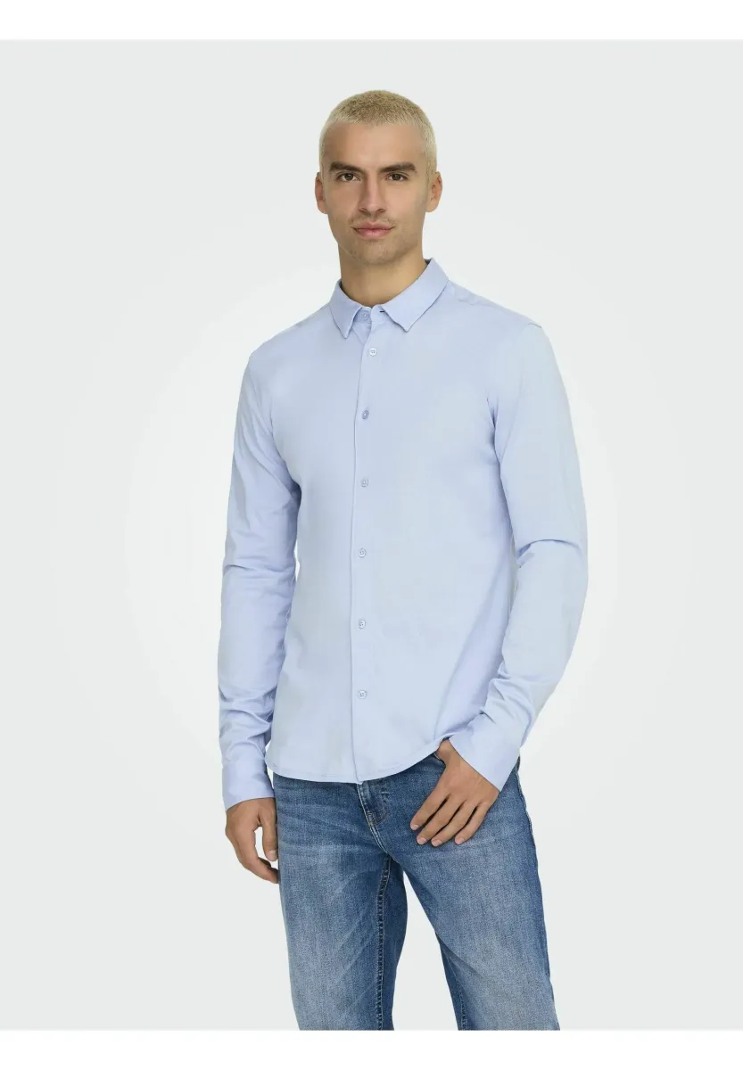 ROBIN STRETCH NOOS  - Businesshemd - cashmere blue