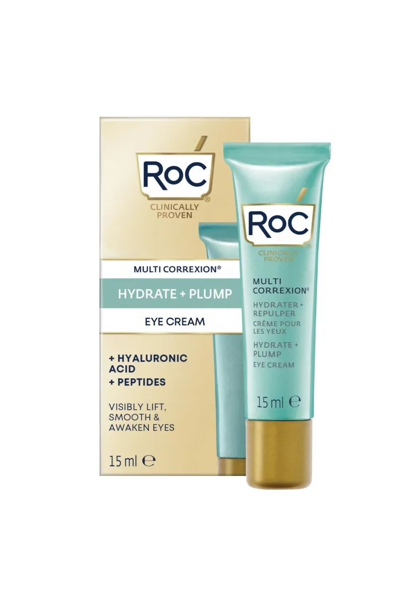 ROC MULTI CORREXION HYDRATE + PLUMP EYE GEL-CREAM 15ML EU - Augenpflege