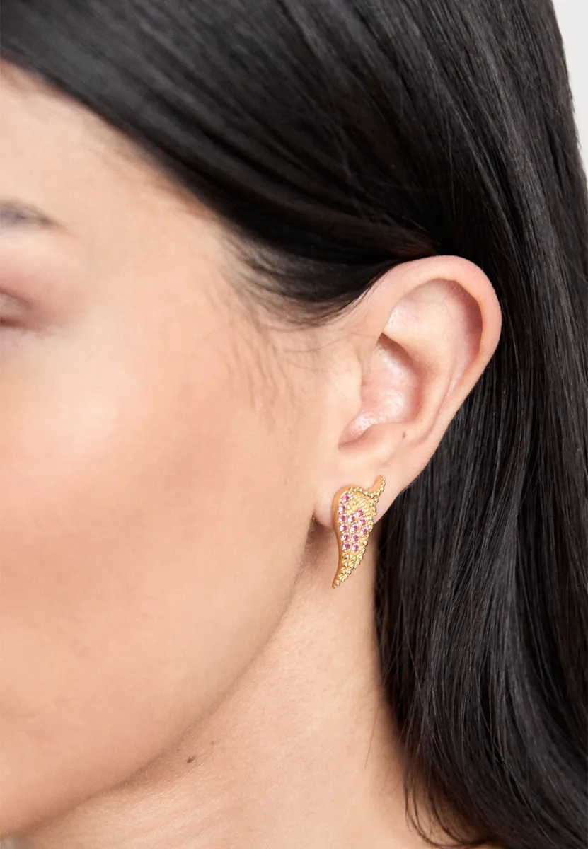 ROCK EARRING - Ohrringe - shiny gold-coloured