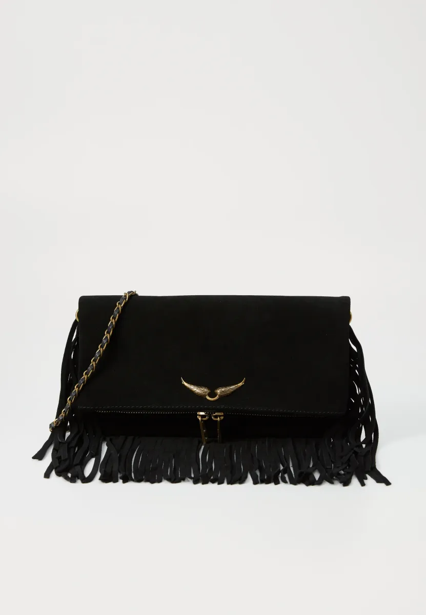 ROCK FRINGES - Handtasche - black