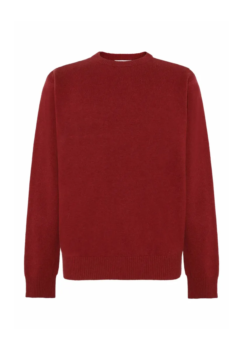 ROLAND - Strickpullover - merlot