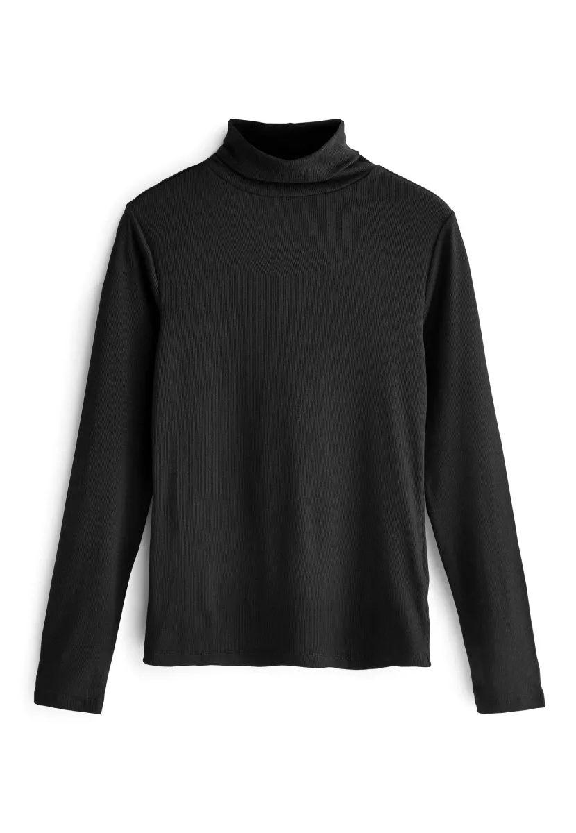 ROLL NECK STANDARD - Strickpullover - black