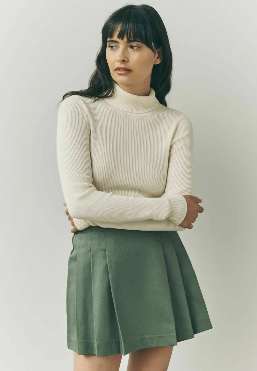 ROLL NECK  - Strickpullover - ecru