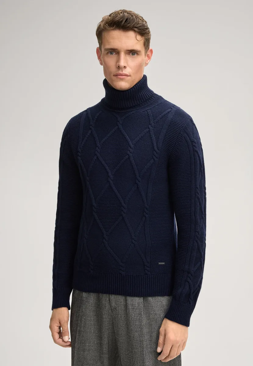 ROLLKRAGEN LIONO - Strickpullover - dunkelblau