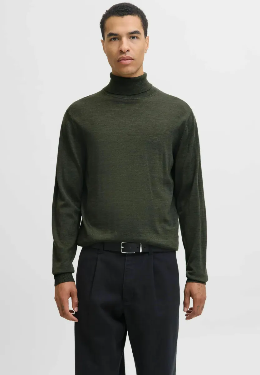 ROLLKRAGEN - Strickpullover - peat
