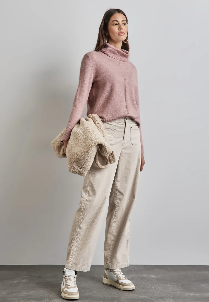 ROLLKRAGEN  - Strickpullover - rosa