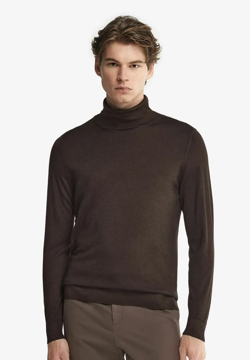 ROLLKRAGEN ULTRALIGHT - Strickpullover - Brown
