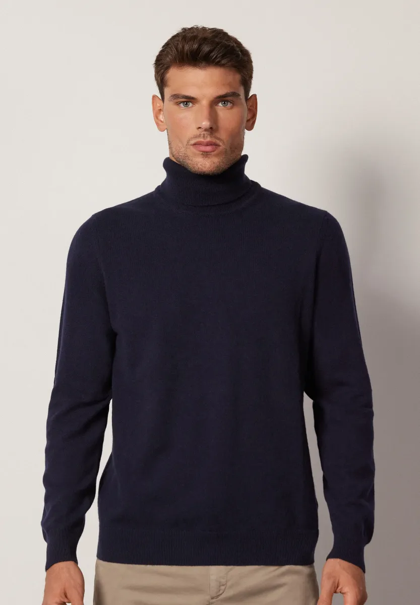 ROLLKRAGEN ULTRASOFT - Strickpullover - Blue