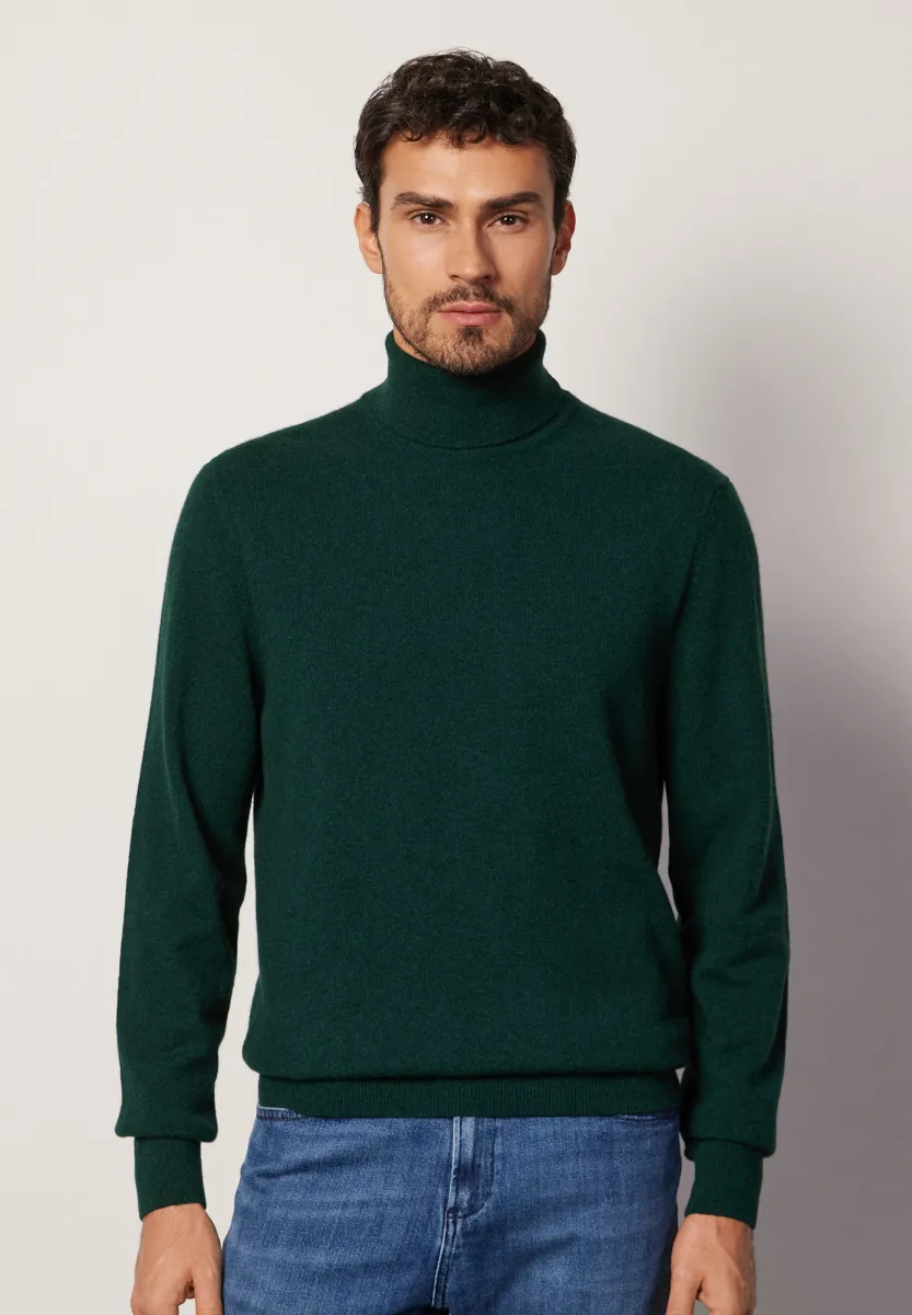 ROLLKRAGEN ULTRASOFT - Strickpullover - Green