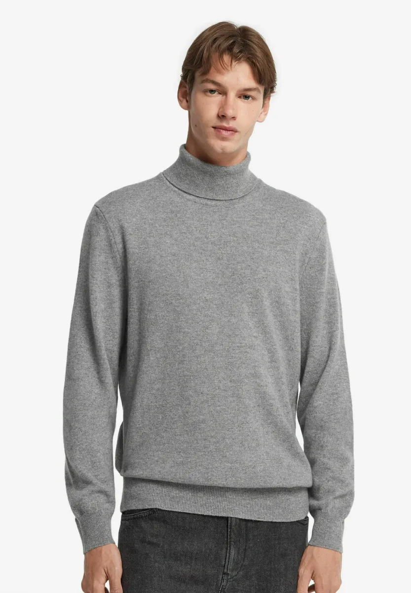 ROLLKRAGEN ULTRASOFT - Strickpullover - grey