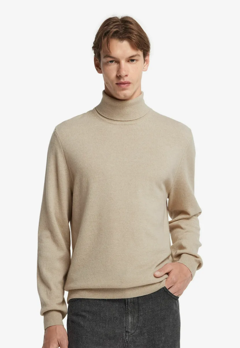 ROLLKRAGEN ULTRASOFT - Strickpullover - natürlich-cord blend