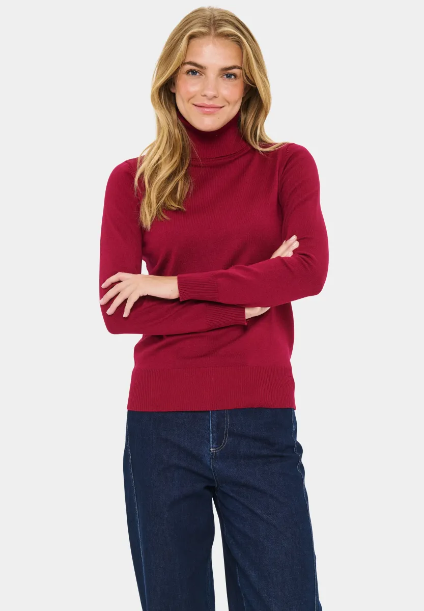 ROLLNECK - Strickpullover - anemone